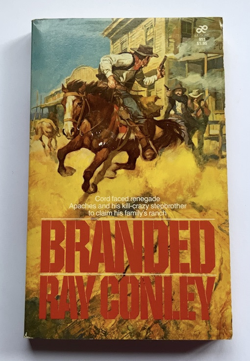 BRANDED U.S. Western pulp fiction book 1981